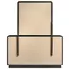 Cavelle Black 6 Drawer Dresser With Mirror