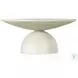 Corbett Creamy Taupe Marble Small Round Occassional Table Set