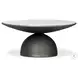 Corbett River Grey Marble Round Coffee Table