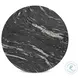 Corbett Polished Black Marble Small Round Occassional Table Set