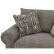 Barrett Stone Upholstered Chair and A Half with Pillows
