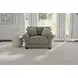 Barrett Stone Upholstered Chair and A Half with Pillows