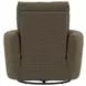 Barrett Stone Swivel Glider Recliner with Pillow