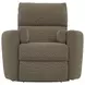 Barrett Stone Swivel Glider Recliner with Pillow