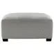 Barrett Stone Upholstered Square Cocktail Ottoman