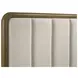 Amsbury Nutmeg Queen Upholstered Panel Bed