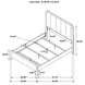 Amsbury Nutmeg Queen Upholstered Panel Bed