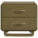 Amsbury Nutmeg 2 Drawer Nightstand