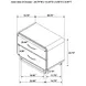 Amsbury Nutmeg 2 Drawer Nightstand