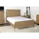 Arini Sand Wash King Upholstered Panel Bed