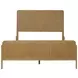 Arini Sand Wash King Upholstered Panel Bed