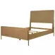 Arini Sand Wash King Upholstered Panel Bed