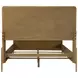 Arini Sand Wash King Upholstered Panel Bed