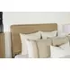 Arini Sand Wash King Upholstered Panel Bed