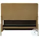 Arini Cream and Sand Wash King Upholstered Panel Bed