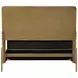 Arini Sand Wash and Cream California King Upholstered Panel Bed