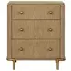 Arini Sand Wash 3 Drawer Nightstand