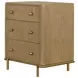 Arini Sand Wash 3 Drawer Nightstand