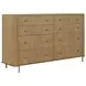 Arini Sand Wash 8 Drawer Dresser
