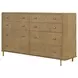Arini Sand Wash 8 Drawer Dresser