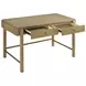 Arini Sand Wash 2 Drawer Vanity Desk