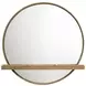 Arini Sand Wash Round Vanity Wall Mirror
