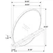 Arini Sand Wash Round Vanity Wall Mirror