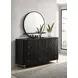 Arini Black 8 Drawer Dresser with Mirror