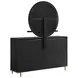 Arini Black 8 Drawer Dresser with Mirror