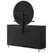 Arini Black 8 Drawer Dresser with Mirror