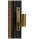 Arini Black Cane Weave Full Length Standing Floor Mirror