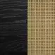 Arini Black Cane Weave Full Length Standing Floor Mirror