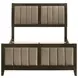 Wilkes Dark Cocoa Full Upholstered Panel Bed
