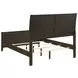Wilkes Dark Cocoa Full Upholstered Panel Bed