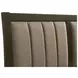 Wilkes Dark Cocoa Full Upholstered Panel Bed