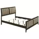 Wilkes Brown California King Upholstered Panel Bed