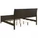 Wilkes Brown California King Upholstered Panel Bed
