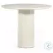 Belle Cream Marble Round Dining Table