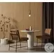 Belle Cream Marble Round Dining Table
