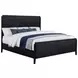 Brookmead Black California King Panel Bed
