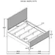 Brookmead Black California King Panel Bed