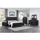 Brookmead Black California King Panel Bed