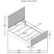 Brookmead Black Queen Panel Bed