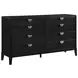 Brookmead Black 8 Drawer Dresser