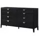 Brookmead Black 8 Drawer Dresser