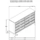 Brookmead Black 8 Drawer Dresser