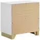Caraway White 2 Drawer Nightstand