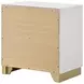 Caraway White 2 Drawer Nightstand