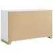 Caraway White 6 Drawer Dresser