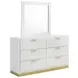 Caraway White And Gray Panel Bedroom Set